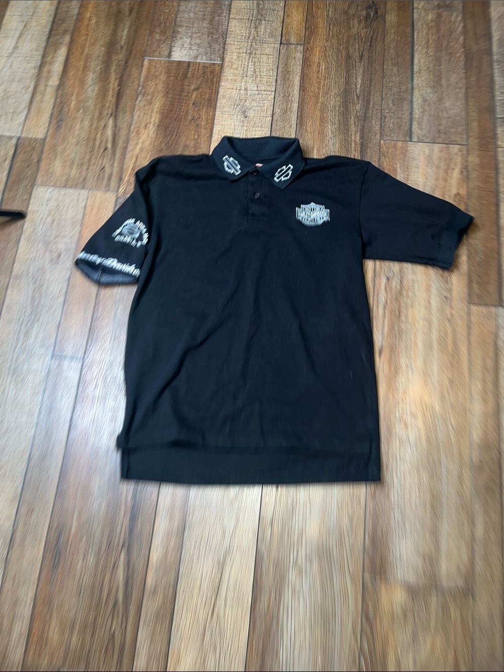 Harley Davidson vintage short sleeve polo shirt